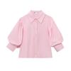 Kaslead New Arrival Women's Fashion Style Stylish Simple and Versatile Casual Poplin Shirt 2731082