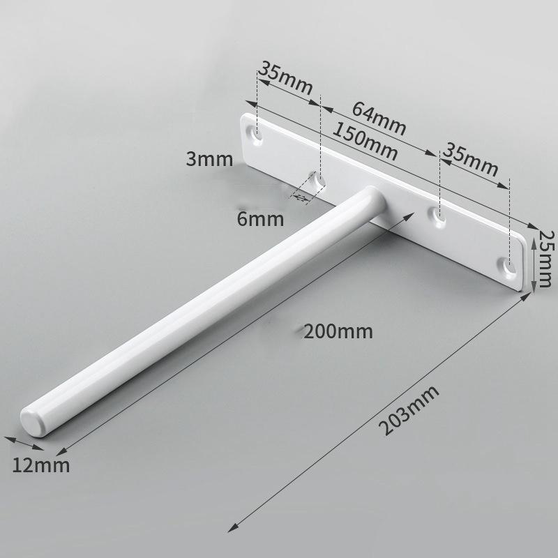 Premium Concealed Wood Shelves Heavy Duty Brackets Floating Shelf