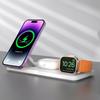 3 In 1 Magnetic Wireless Charger Stand For iPhone 15 14 13 Pro Max  Watch 8 7 6 Airpods Induction USB Fast Charging Station