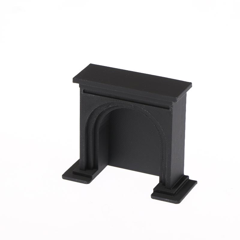 (YY)1Pc 2026 New 1/12 Dollhouse Miniature Furniture plastic Christmas Fireplace Toy for Children Dollhouse Decor Accessories