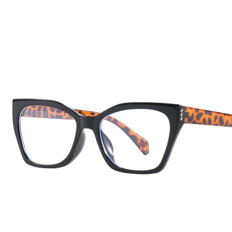 Ретро анти-синий свет женские очки кошачий глаз оправа бренд дизайнер плоское зеркало компьютерные очки