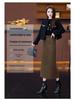 Luxurious Woolen A-Line High-Waisted Skirt - Women's Autumn/Winter 2025 Collection