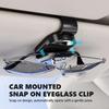 BROB8 Universal Car Sunshade Sunglasses Holder Storage Glasses Clip For BMW 1 3 4 5 6 7 Series M X1 X3 Performance Alpina G20 F20