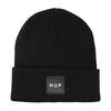 Knit Knit Box Logo Black [Huff] Cap, Cap, Men's Hat, Beanie, Skater, Brand, Street, [Item]