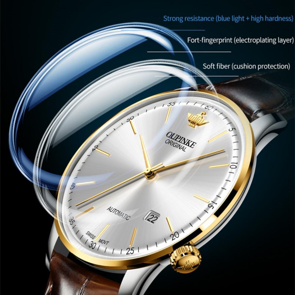 OUPINKE Мужские часы Модные механические часовщики Высококачественные часы