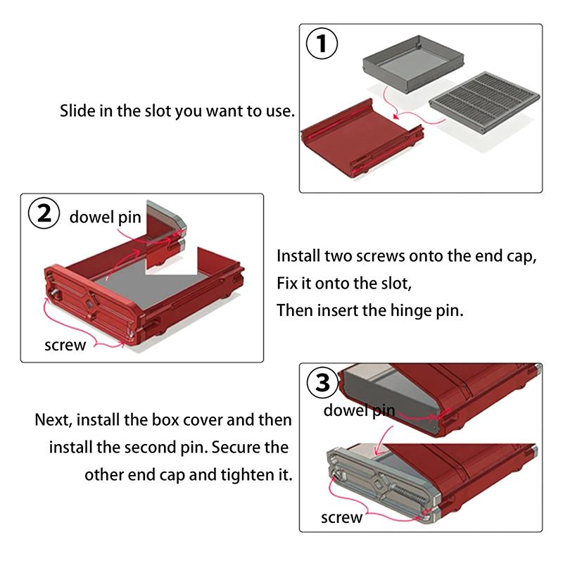 Multi-Use Compact Case Components-Zh007 For Bambu Lab 3D Printer-Makerworld Model Components Kit