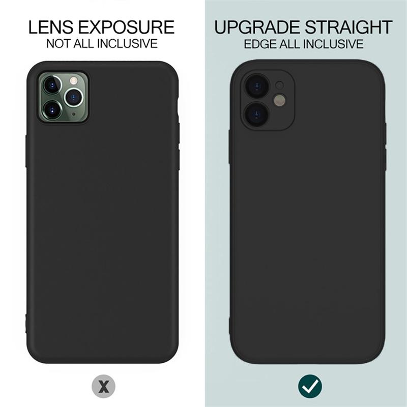 Чехол для телефона с изображением кальмара для Apple iPhone 13 12 11 Pro Mini X XR XS Max 5 5S 6 6S 7 8 Plus SE 2020, чехол из жидкого кремния с черной задней панелью