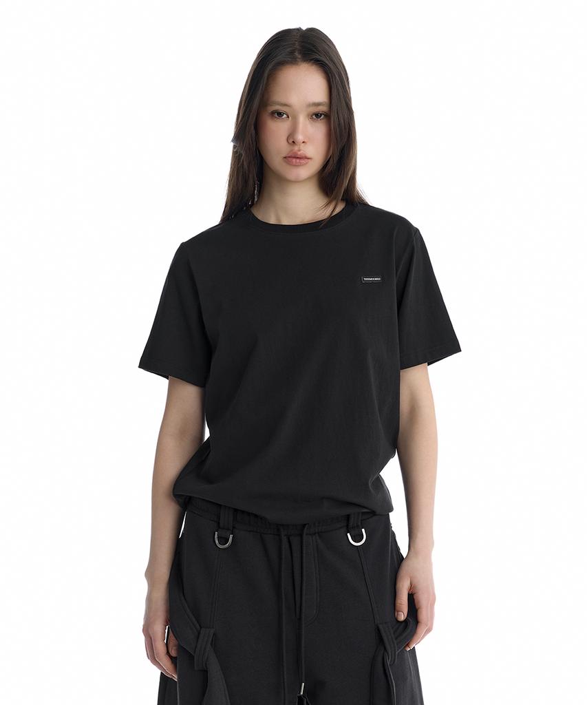 Teulimingbeodeu Базовая футболка Regular Fit [ Черный ]