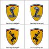 Compatible Mustang Ferrari Metal Snake Fender Car Sticker for Personalization