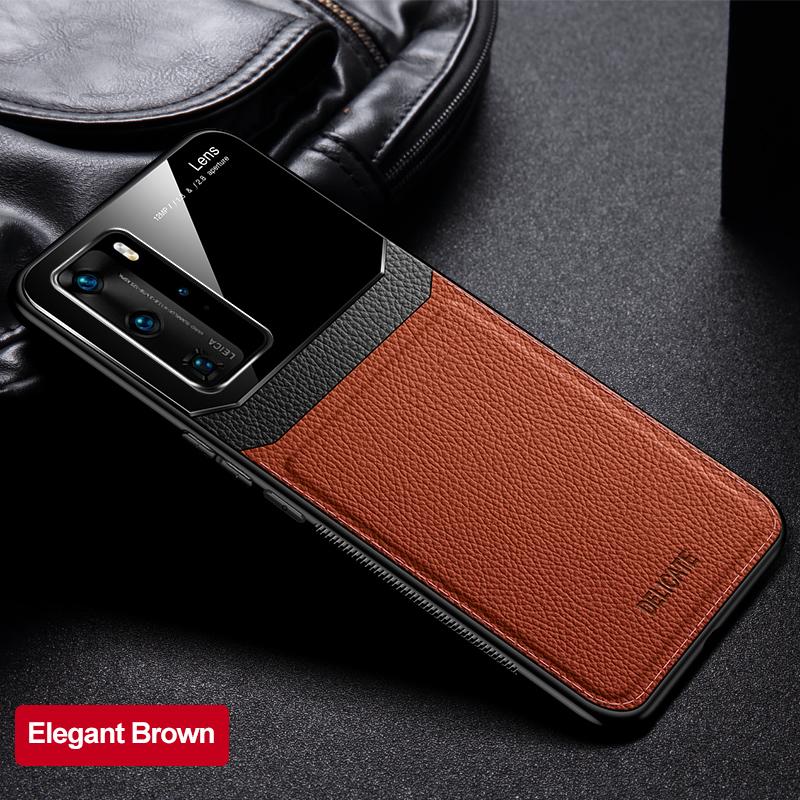 Для Huawei P50 P40 Pro Чехол PU кожаный силиконовый бампер задняя крышка для Huawei P30 P40 P50 Pro Plus Lite 4g 5g P 40 Чехлы