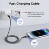 Кабель для зарядки USB C Lightning 3 м и USB-адаптер, сертифицированный MFI кабель Lightning для iOS, шнур для быстрой зарядки Type C PD, совместимый с iPhone 1