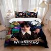 Wednesday Addams Returns Print 3Pcs Bedding Setduvet Cover With 2 Bedropillowcase Home Birthday Gift