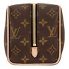 Louis Vuitton Косметичка Monogram Canvas с кожаной отделкой Женская косметичка Коричневый M83112