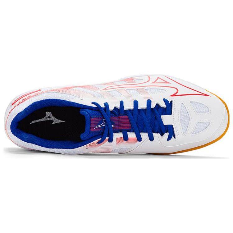 Mizuno Gate Sky Plus 2 Shock Absorbing Non-Slip Durable Low-Top Badminton Shoes Unisex Sneaker White Blue Red 71GA224003