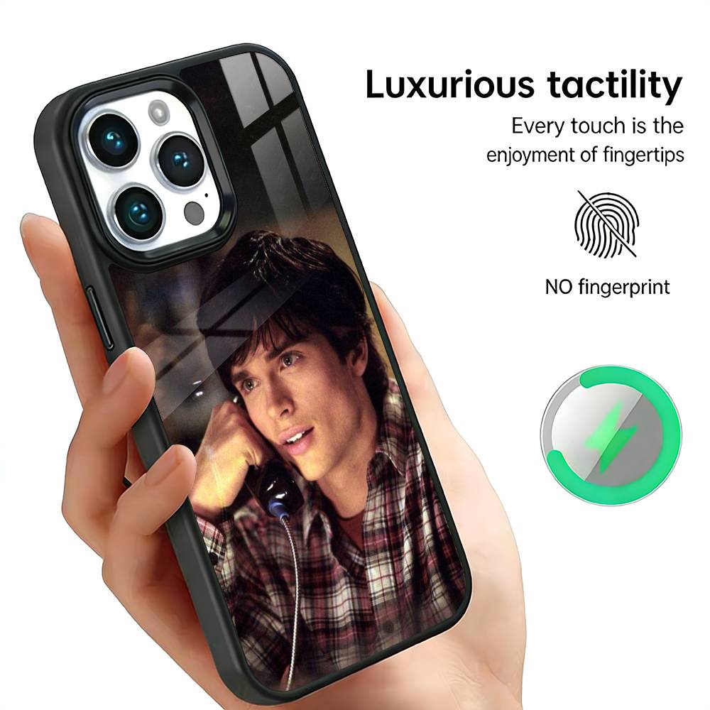 Чехол для телефона T-Tom W-Welling Для iPhone 17, 16, 15, 14, 13, 12, 11 Plus, Pro Max Для беспроводной зарядки Magsafe