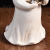 Decorative Light Holder Halloween Ghost Figurine with Skull, Resin Statue for Tabletop Decor, Retro Craft Gothic Ornament Home Desktop Window