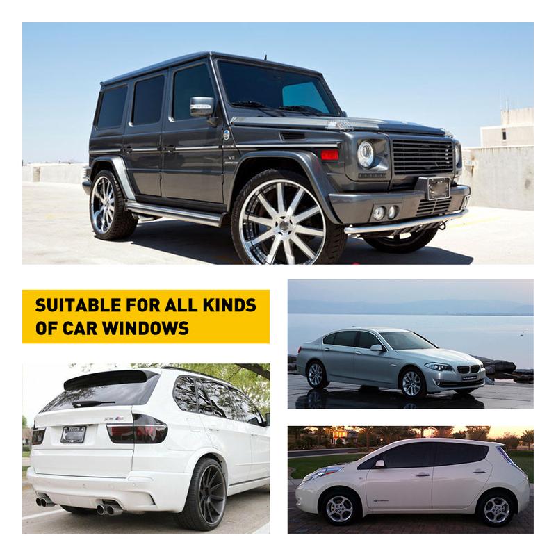 50x3m 5/15/20/25/50/70 Percent VLT Black Car Window Tint Film Glass Sticker Vehicle UV Protector Tint Sun Shade Auto Accessoires