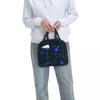 Constellation Star Clusters Galaxies Print Halloween Insulated Lunch Bag for Women Children Food Boxes Thermal Lunch Box Tote