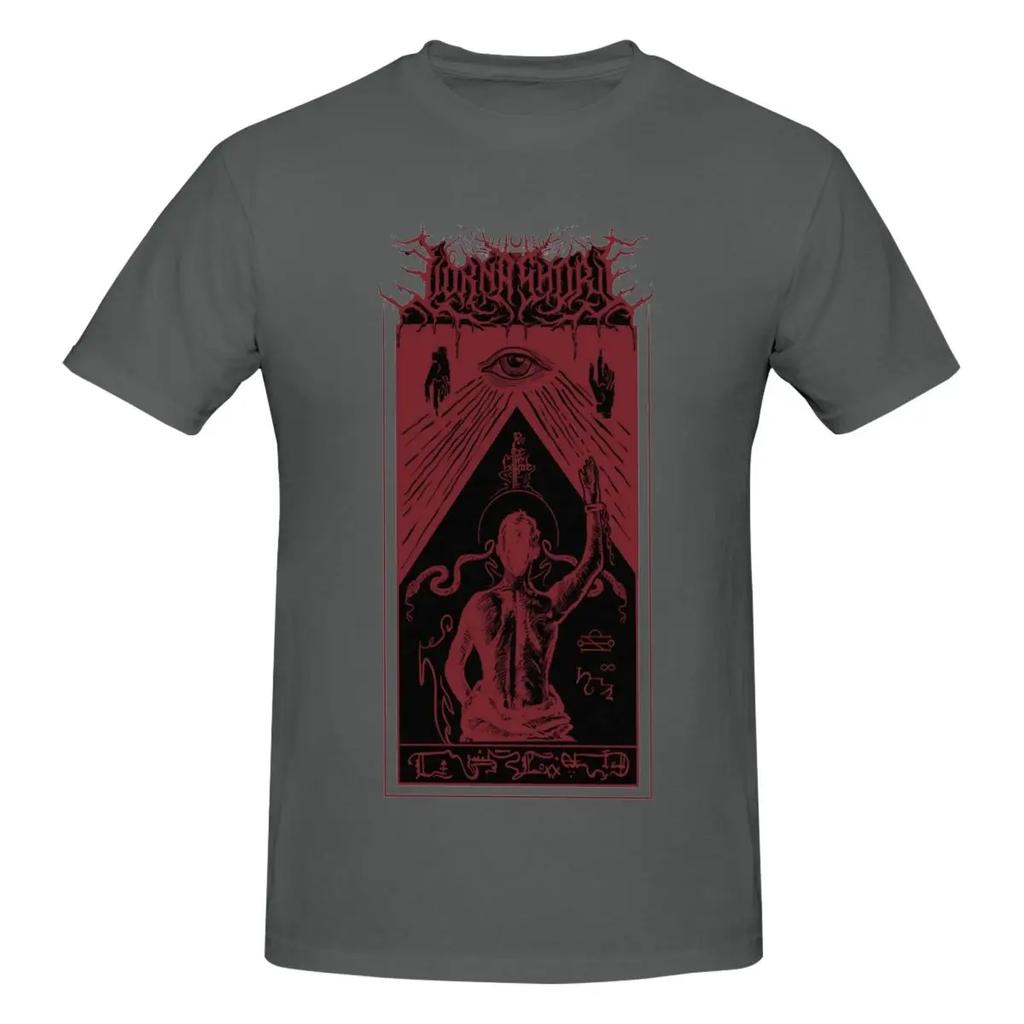 Летние мужские футболки Harajuku Lorna Shore Immortel Rock из чистого хлопка, модная футболка с коротким рукавом и круглым вырезом, большой размер