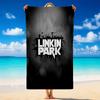 Пляжное полотенце из микрофибры с принтом Linkin Park Песок?Прочное Легкое Полотенце для Плавания, Уличных Путешествий