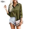 Autumn Loose Long Sleeve Office Lady Printed Blosue Leopard Jacquard White Shirt Fashion Women Tops Causal Clothes Blusas 22092