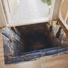 2D Cave Entrance Welcome Mat For Bedroom, Living Room Carpet, Kitchen, Bathroom Entrance Mat, Home Decoration