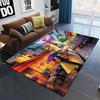 Rainbow Sailing Ship Area Rug, Ocean Decor Floor Mat