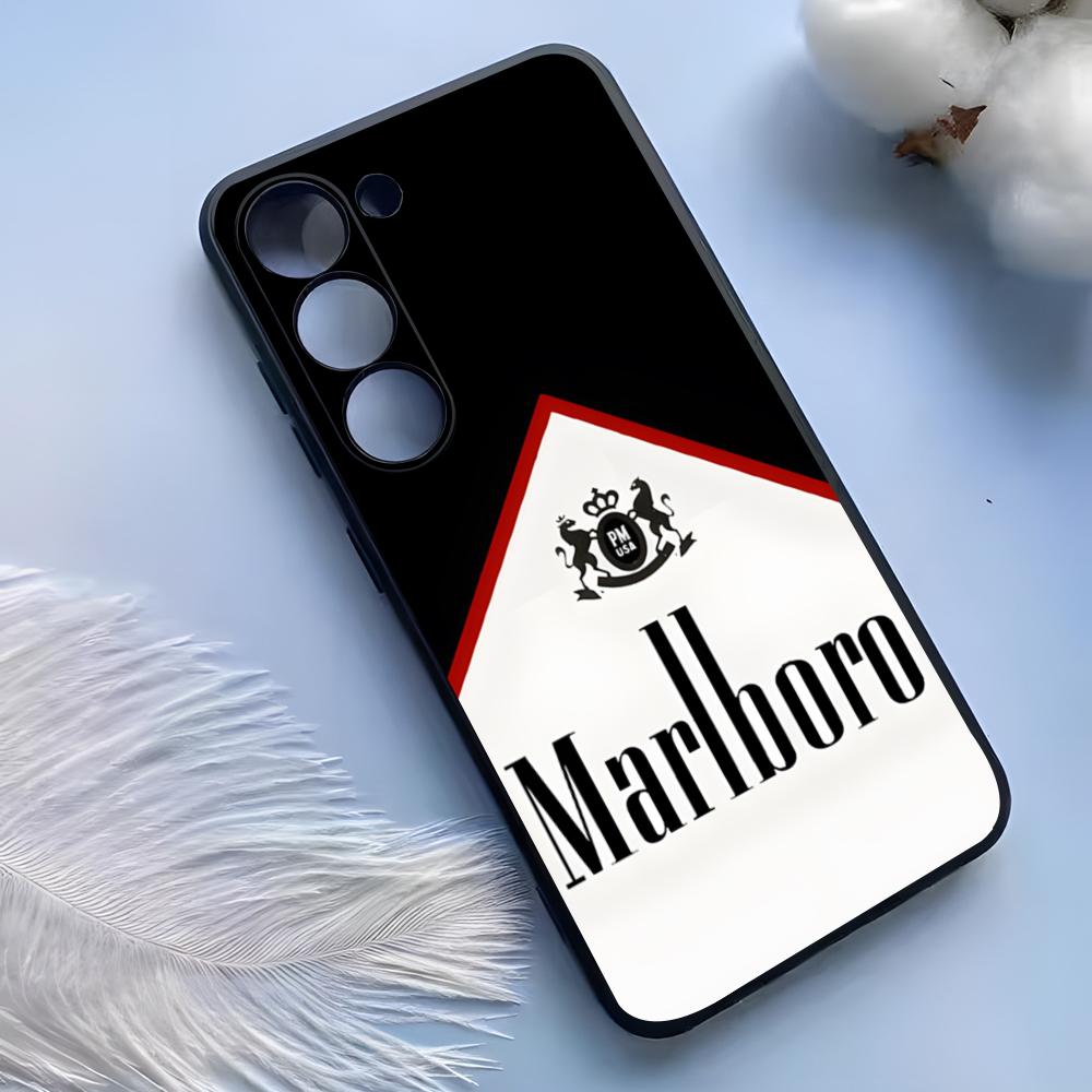 Чехол для телефона Cigarette-M-Marlboross для Samsung S25 Ultra S24 S23 S22 S21 S20 Plus Fe Galaxy A54 A53 A34 A25 Силиконовый чехол