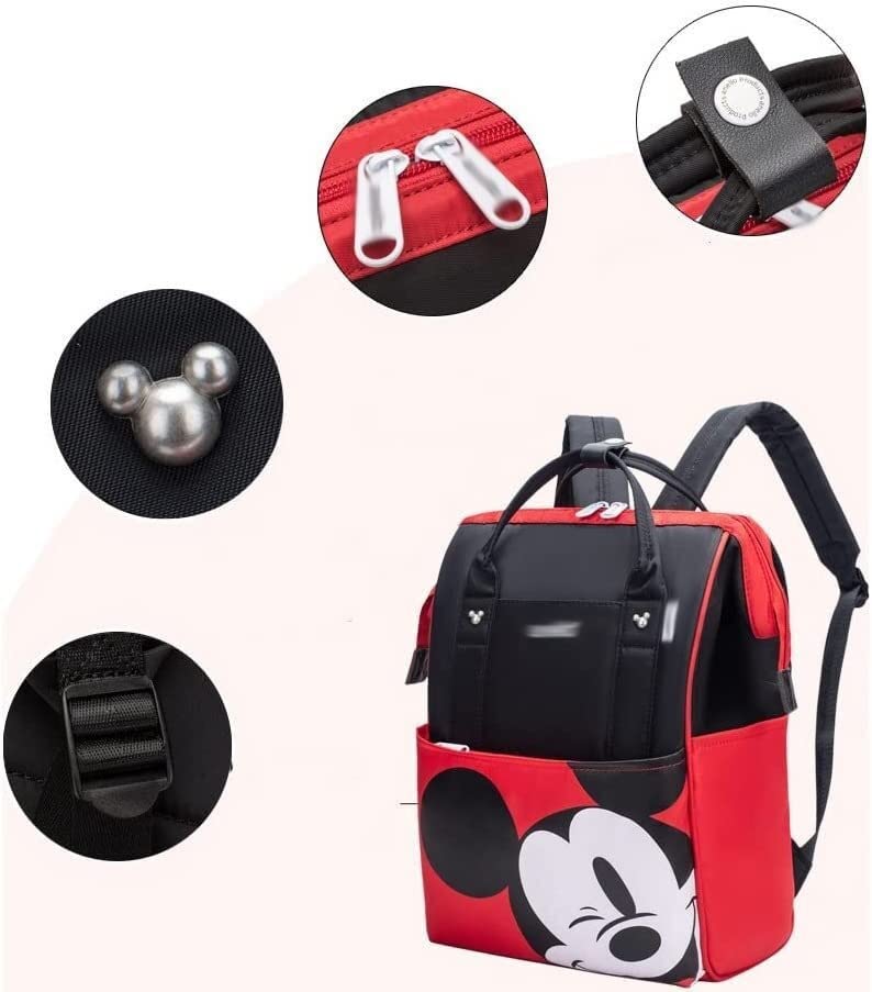 Mickey Mouse Mama Large High Density Baby Travel Baby Items Storage Mother's Backpack, Mother's Bag, Womens, Popular, Bag, Waterproof,