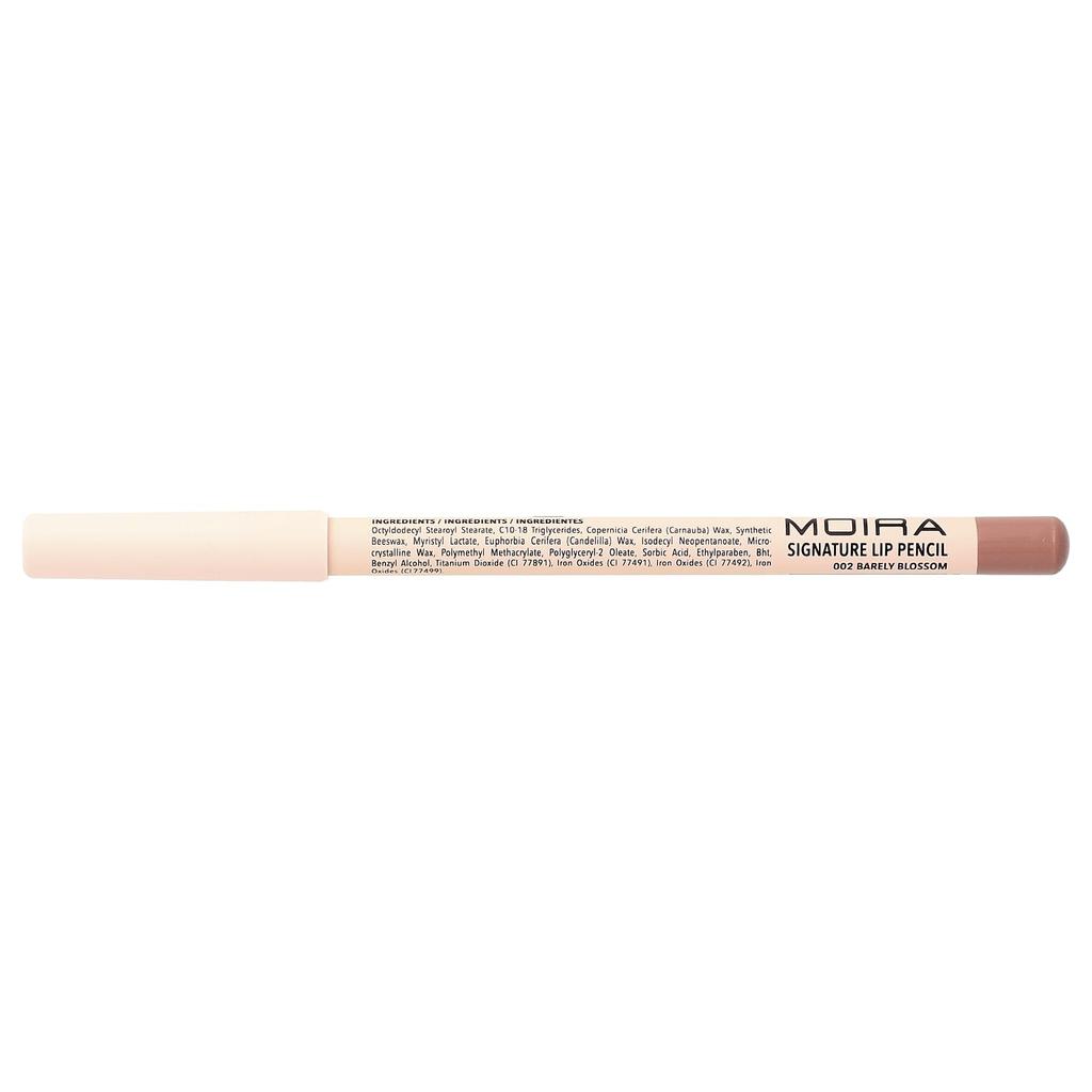 Moira Beauty, Фирменный карандаш для губ, 002 Barely Blossom, 1,1 г (0,04 унции)