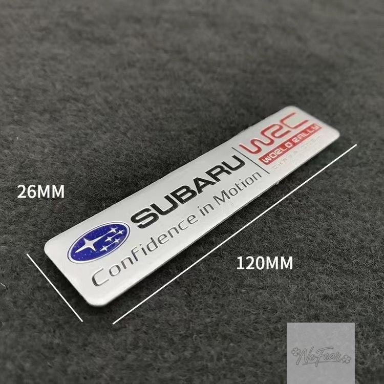 For Subaru STI 1pcs Hot sale aluminum Car Fender side logo Car door Emblem Rear emblem car window sticker styling Accessories