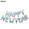 2026 Happy  Year Aluminum Foil Balloon Set  Year Party 2026 Happy  Year Party  Year Atmosphere Props
