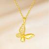 Hollow Butterfly Necklace High-end Female Pendant Ins Wind Niche Design Fashionable Versatile Collarbone Chain