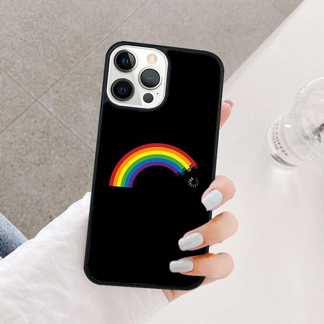 RAINBOW FLAG GAY LESBIAN PRIDE LGBT Phone Case Cover For iPhone 17 Air 15 16 14 13 12 Pro Max 11 Pro Max Plus