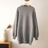 Women's New Sweater Long-Sleeved Pearl  Dress Casual Top
