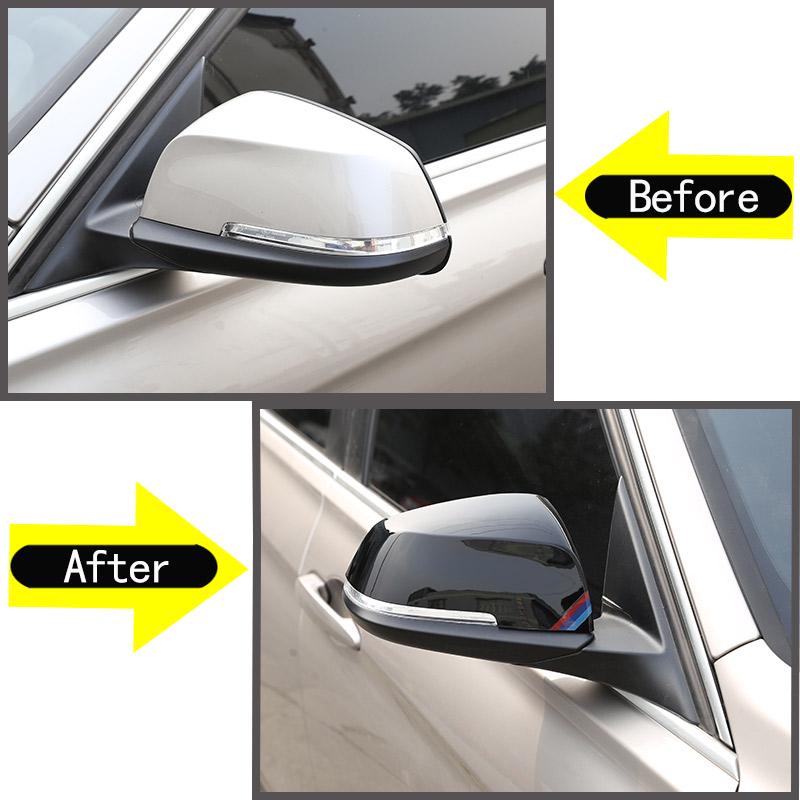 2 шт. для BMW F20 F30 F31 F21 F22 F23 F32 F33 F34 F35 X1 E84, крышка зеркала заднего вида автомобиля 1, 2, 3, 4 серии, крышка зеркала с боковым крылом