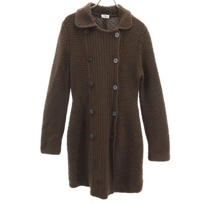 FOXEY BOUTIQUE сделано в Японии вязаное пальто Коричневый Женский Б/у