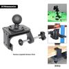 Inflatable Boat Fish Finder Clamp with Expansion Screw Holes and Heavy-Duty G-Clamp Base