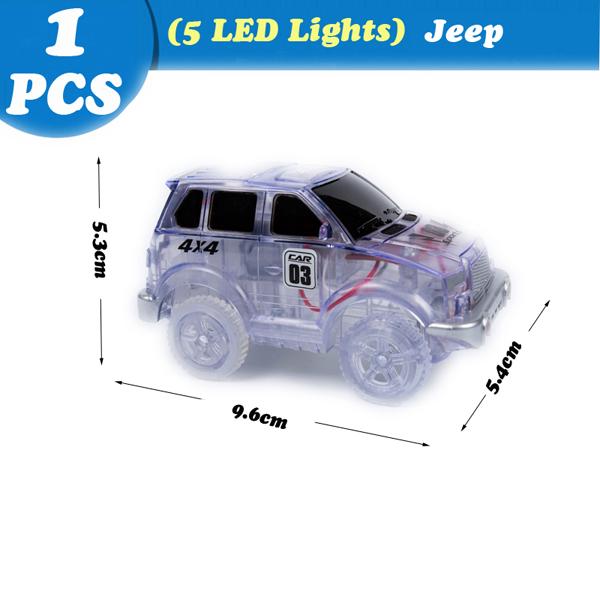 Волшебный светящийся гоночный автомобиль, игрушечный автомобиль, светодиодный свет, электроника, автомобильные треки, игрушечные детали автомобиля для детей, мальчиков и девочек, подарок на день рождения