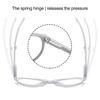 Foldable Reading Glasses with Storage Box Anti-blue Light Presbyopia Glasses for The Elderly Reading Glasses Eye Protection Clear Bluelight Spectacles