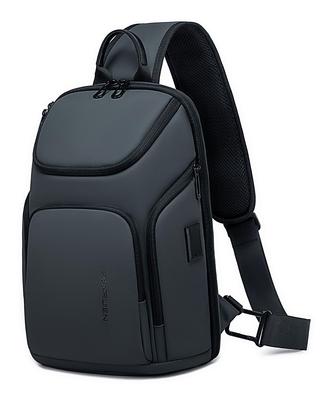 Сумка через плечо Body Shoulder Large Can Holder 11 дюймов с USB-портом, сумка через плечо для походов и походов на каждый день [FENRUIEN], сумка, вместимость, iPad, порт, сумка, мужская,