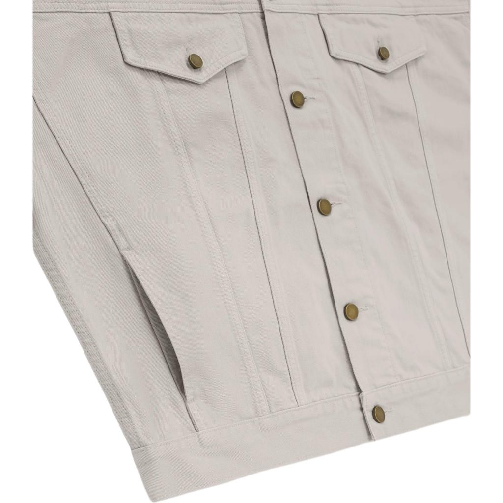 Fear of God Джинсовая куртка Essentials Silver Cloud Мужская верхняя одежда Серый 202BT234272F