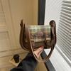 Retro Fashion Trend Plaid Bag for Women Large Capacity Spring Fashion Commuter Crossbody Single Shoulder Women's Bag