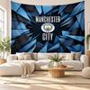 Manchester City Wall Tapestry, Soft Fabric Wall Hanging, Decorative Backdrop For Bedroom Home Wall Art