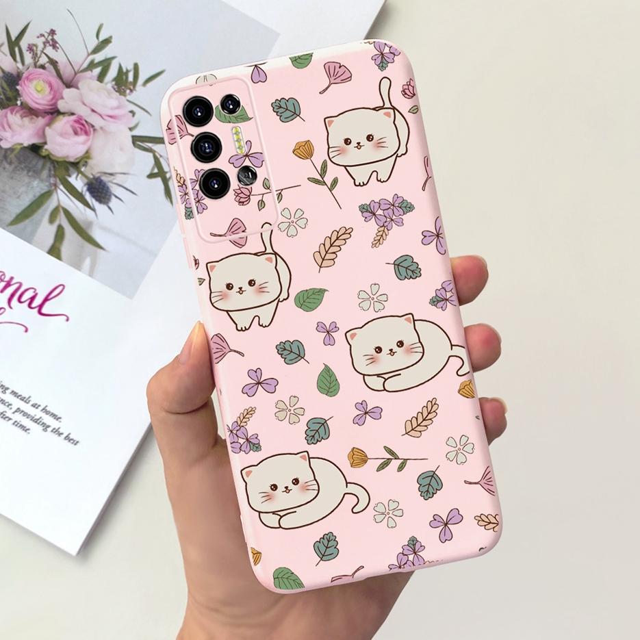 Чехол для Tecno Pova 2 LE7 LE7n Милый Мультяшный Динозавр Мягкий Силиконовый Чехол для Телефона Для Tecno Pova 2 Pova2 Задняя Крышка 6.9'' Сумки