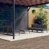 Day and Night - Day and Night Garden Furniture 6 Pieces with Anthracite Pine Wood Cushions
