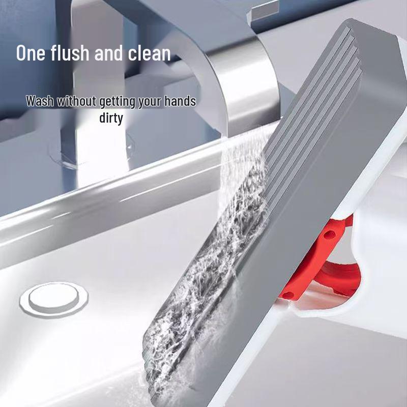 Portable Mini Mop and Squeegee for Glass, Car, and Household Surfaces