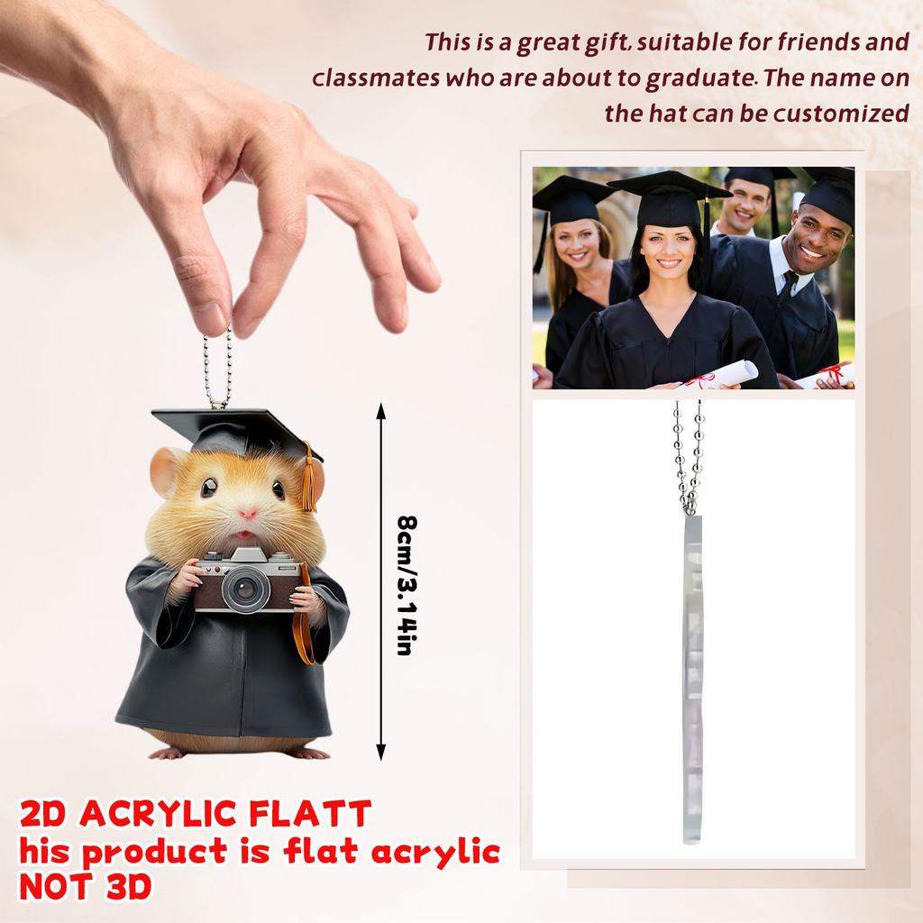 2D Выпускной Плоский Милый Животный Кулон Украшения