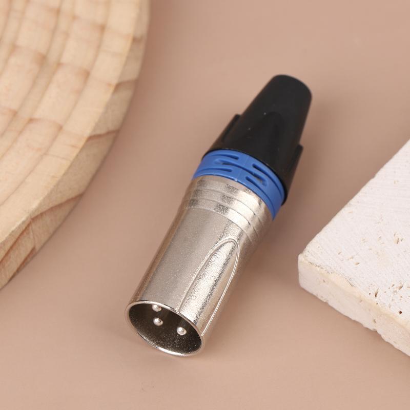 1Pc Pin Xlr Plug Jack Male / Female Microphone Connector Mic Adapter Xlr Cable Terminal Audio Wire Connector