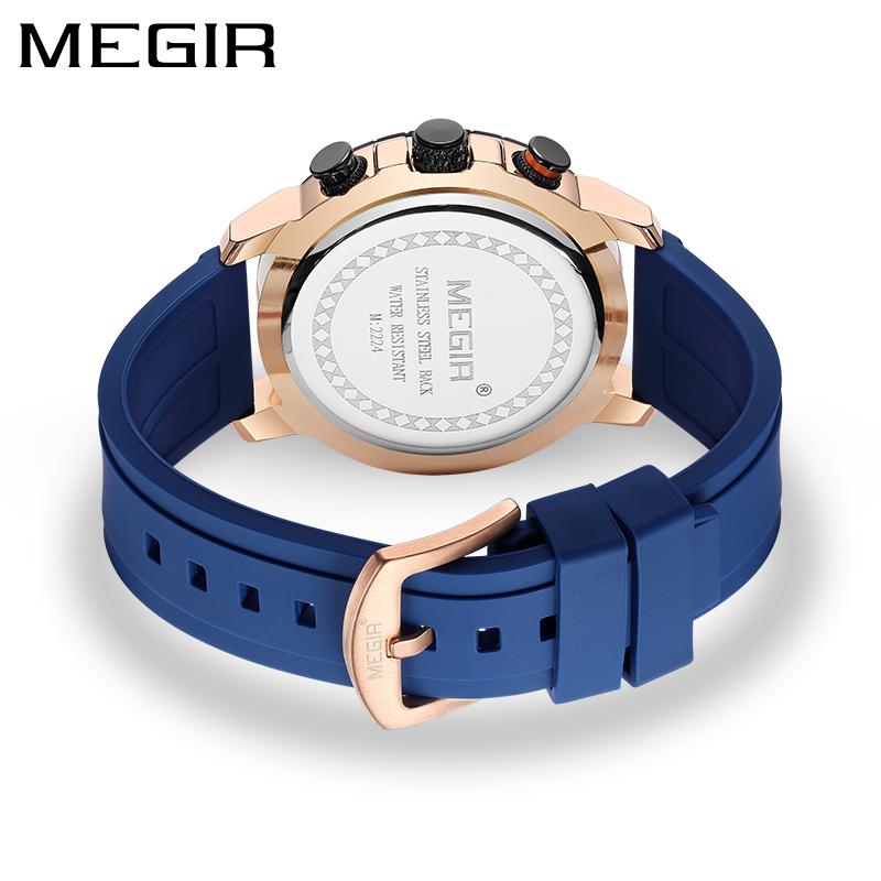 Силиконовый ремешок хронограф спортивные часы для мужчин модные водонепроницаемые наручные часы со светящимися стрелками автоматическая дата 24 часа